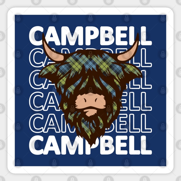 Campbell - Hairy Coo Magnet by Taylor'd Designs